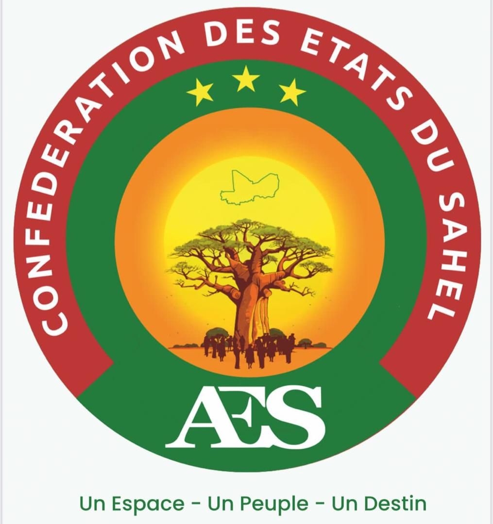 Le logo officiel de la Confédération des États du Sahel (AES).